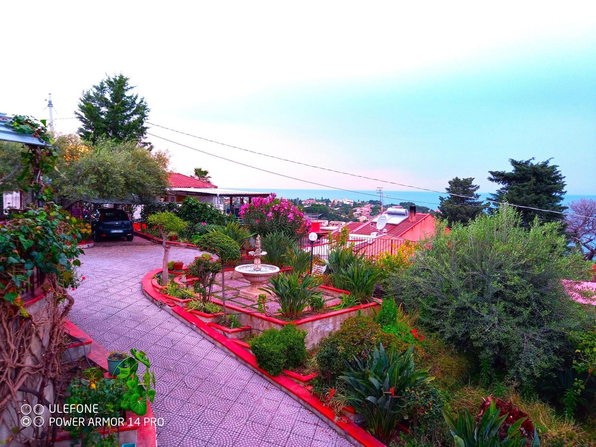 Stanza In Villa Con Giardino Vista Mare Cefalú Exterior foto